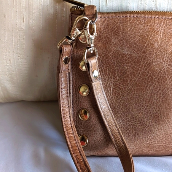 HAMMITT Small Caramel Color Crossbody/ Clutch - Picture 3 of 16